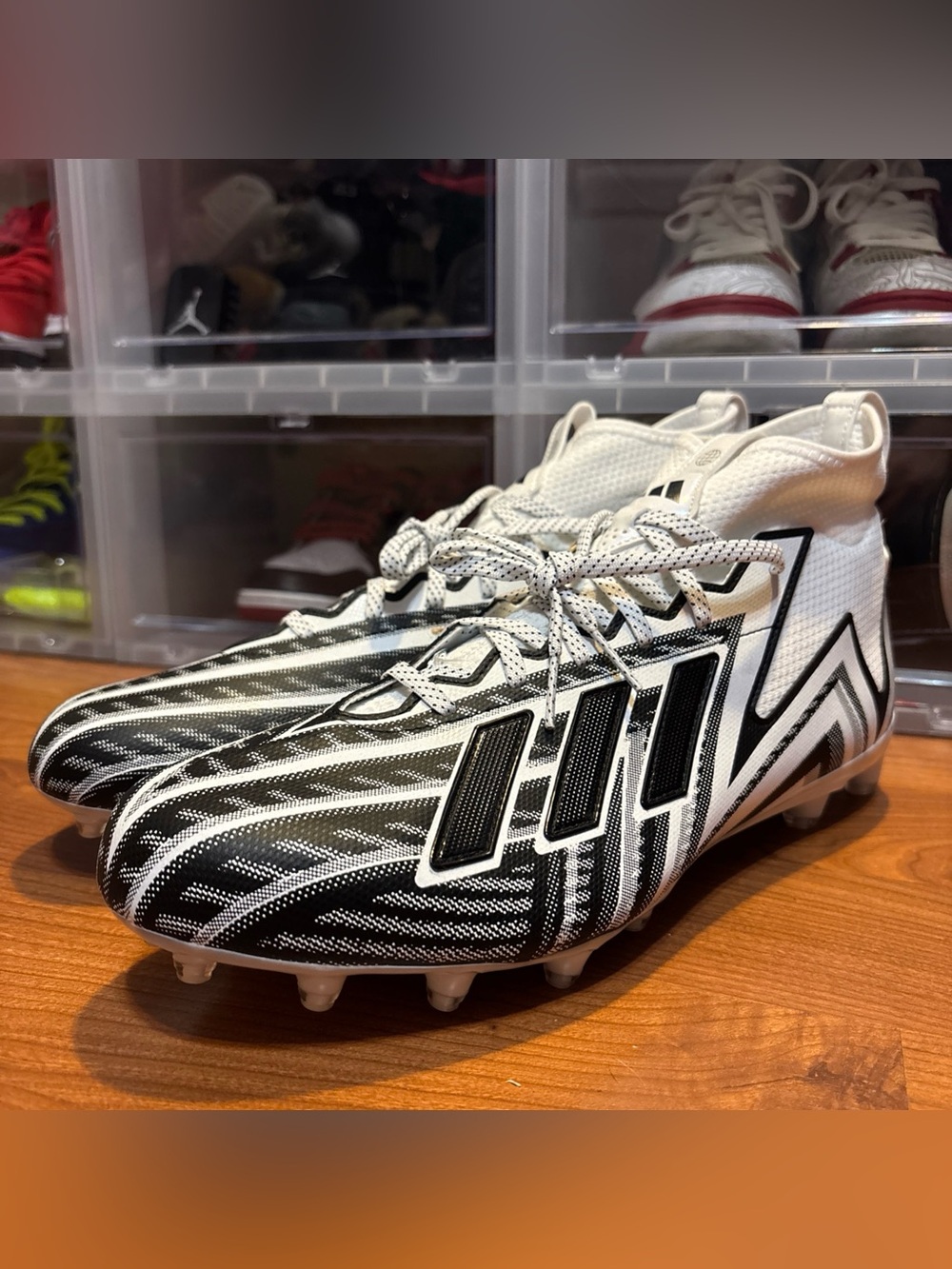 Adidas SM Freak 23 RFS White Black IE2719 Football Cleats Men’s Sz 16 NWOB